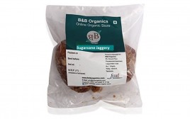 B&B Organics Sugarcane jaggery   Pack  5 kilogram
